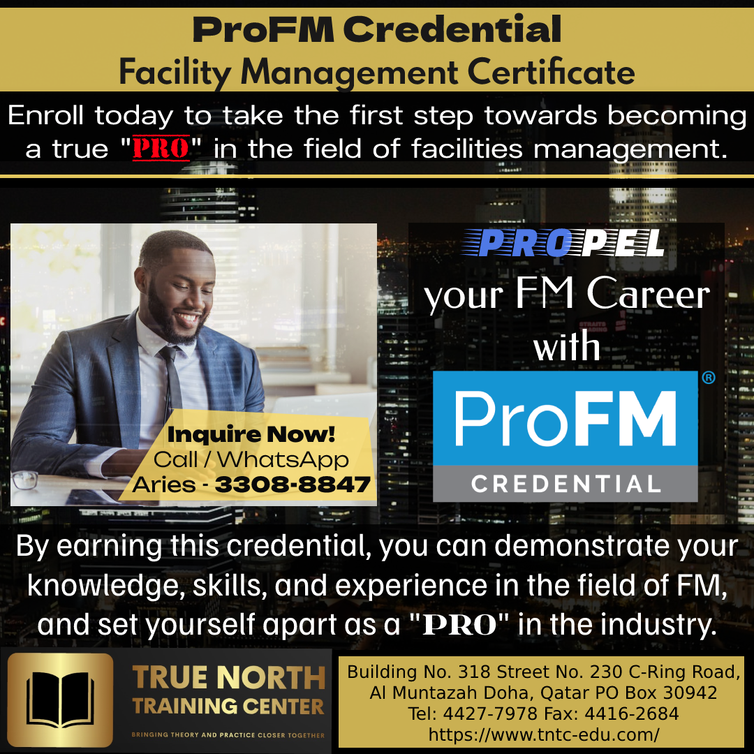 ProFM Professional Facility Management Training Qatar